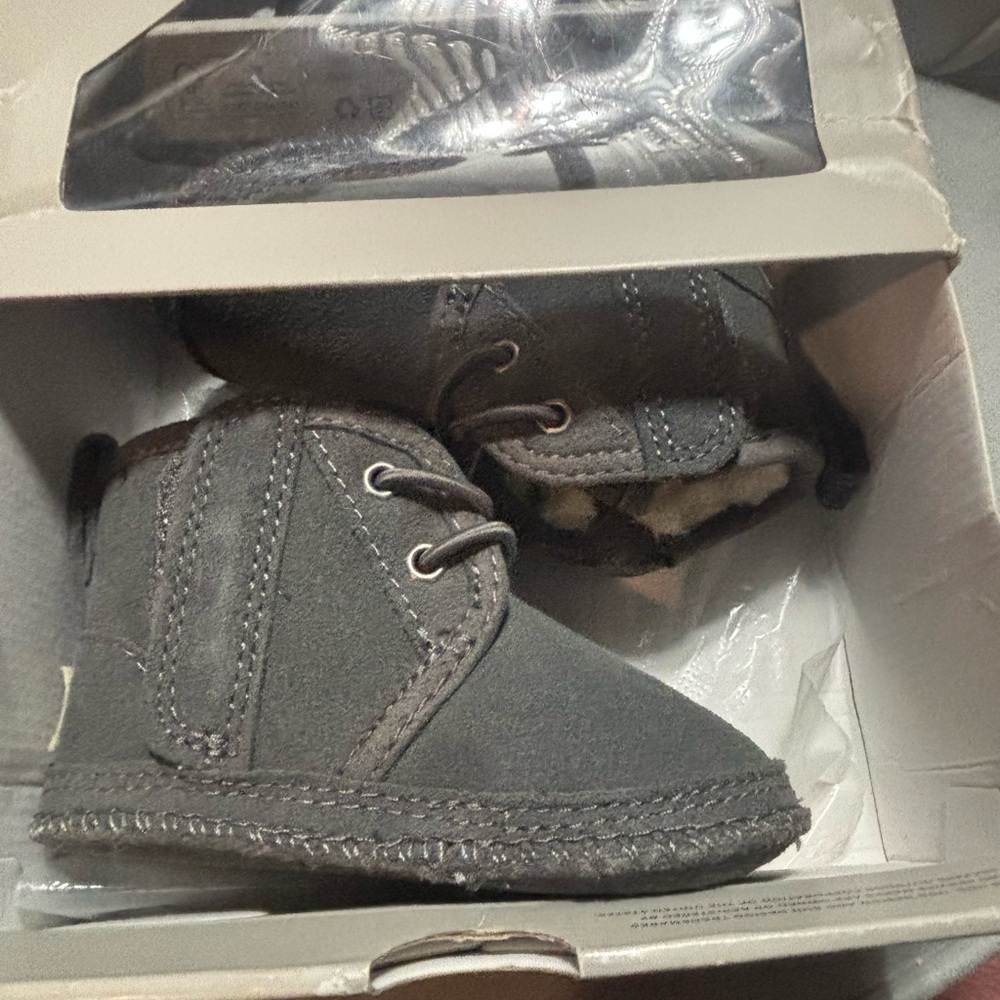 UGG Charcoal Baby Walker Shoes